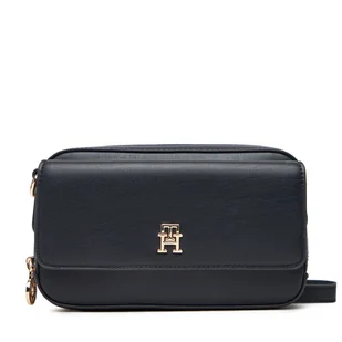 Torebka Tommy Hilfiger Th Icon AW0AW17680 Granatowy - Torebki damskie - miniaturka - grafika 1