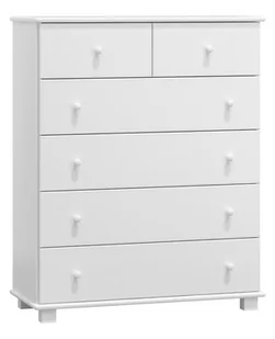 Komoda sosnowa drewniana nr10 g47 biała - Komody - miniaturka - grafika 1