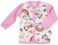 Kaftaniki dla niemowląt - KAFTANIK koszulka ROZPINANY, JEDNOROŻCE, 62 KLEKLE - miniaturka - grafika 1