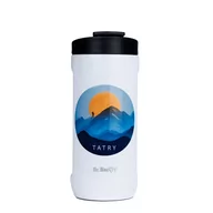 Kubki termiczne - Kubek termiczny 2w1 Dr.Bacty Notus - Biały - Tatry - miniaturka - grafika 1