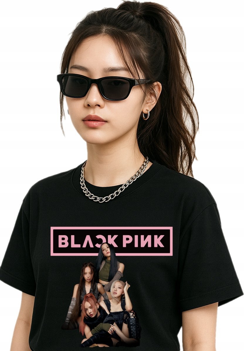 BLACK PINK K-POP KOSZULKA T-SHIRT PREMIUM M
