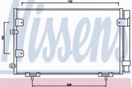 Chłodnice - NISSENS CHŁODNICA KLIMATYZACJI 94608 TOYOTA PREVIA 00 94608 - miniaturka - grafika 1