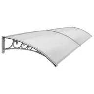 Daszki nad drzwi - GOCKOWIAK Daszek Dako Duo 100 x 200 cm Szary - miniaturka - grafika 1