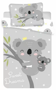 Dziecięca pościel bawełniana do łóżeczka Miś koala sweet dreams baby, 100 x 135 cm, 40 x 60 cm - Pościel dla dzieci - miniaturka - grafika 1