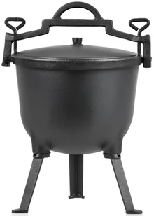 Kociołek żeliwny do gotowania 8L R8-C18 - Kociołki - miniaturka - grafika 1