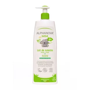 Alphanova BEBE Organiczne mleczko z migdałami do mycia niemowląt 500ml - Kosmetyki kąpielowe dla dzieci - miniaturka - grafika 1