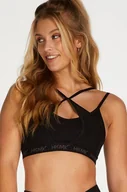 Biustonosze - Hunkemöller HKMX Biustonosz sportowy The Twist Czarny - miniaturka - grafika 1