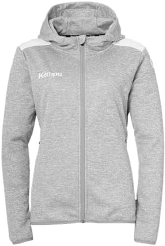 uhlsport Kempa Handball Emotion 27 damska kurtka sportowa z kapturem dla kobiet i dziewcząt z podszewką – polar po wewnętrznej stronie – z kieszeniami na zamek błyskawiczny
