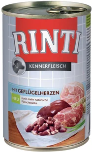 Rinti Kennerfleisch Geflugelherzen pies - serca drobiowe Puszka 400g 7655 - Mokra karma dla psów - miniaturka - grafika 5