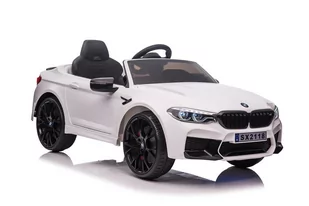 Auto Na Akumulator BMW M5  DRIFT Białe - Pojazdy elektryczne dla dzieci - miniaturka - grafika 1