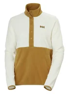 Bluzy damskie - Helly Hansen Bluza polarowa "Daybreaker Snap" w kolorze kremowo-jasnobrązowym - miniaturka - grafika 1