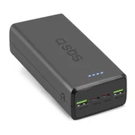 Powerbanki - SBS 30000mAh 2xUSB-C 2xUSB-A Czarny TTBB30000PD20K - miniaturka - grafika 1