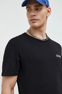 Koszulki męskie - Jack & Jones t-shirt bawełniany kolor czarny - grafika 1