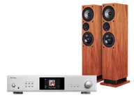 Zestawy stereo - Rotel S14 (srebrny) + Response DT8 (wiśnia) - miniaturka - grafika 1