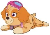 Maskotki i pluszaki - Paw Patrol Gund Hat & Collar Plush 20 cm - Skye - miniaturka - grafika 1
