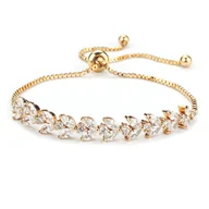 Bransoletki - Bransoletka elegancka STAL SZLACHETNA POZŁACANA - miniaturka - grafika 1