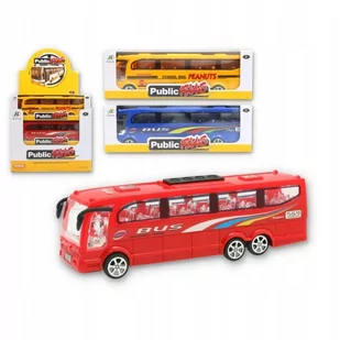 GAZELO Autobus z napędem, mix kolorów - Samochody i pojazdy dla dzieci - miniaturka - grafika 1