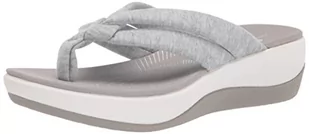 Clarks Klapki damskie Arla Kaylie, Szary materiał, 39.5 EU - Klapki i japonki damskie - miniaturka - grafika 1