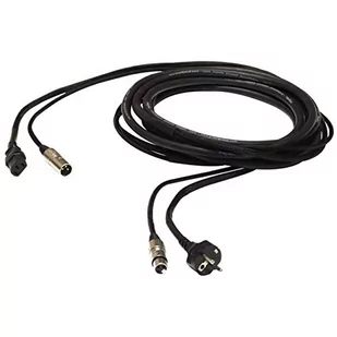 Proel PH100LU10 profesjonalne audio/przewód (6,3 mm XLRF power kombi, blokowanie wtyczka, gniazdo schuko 16 A, 3 X 1,5 MM XLRM, ec3p przyłącze prądu, 10 m) Kolor czarny Proel PH100LU10 - Kable - miniaturka - grafika 1