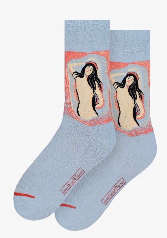 Musearta Skarpetki Niebieskie Wysokie Bawełna 36-40 3H8G5_D5* Eu 36-40 3_8