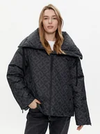 Kurtki damskie - REPLAY Kurtka zimowa W7668B.000.74010 Czarny Relaxed Fit - miniaturka - grafika 1