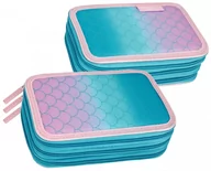 Piórniki - Starpak Piórnik 3 zamki z wyposażeniem Ombre Mermaid 486147 - miniaturka - grafika 1