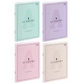 Zeszyty szkolne - 4 X ZESZYT A5, 60 KARTEK, LINIA Z MARGINESEM, INTERDRUK ACADEMY - miniaturka - grafika 1