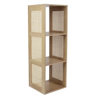 Regał Kali 3 półki naturalny - Półki do salonu - miniaturka - grafika 1