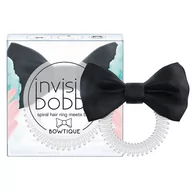 Ozdoby do włosów - Invisibobble Bowtique gumka do włosów z kokardą True Black - miniaturka - grafika 1