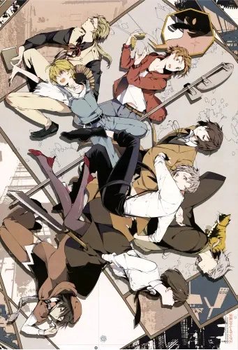 Plakat Bungou Stray Dogs BSD_004 A1+ (custom)