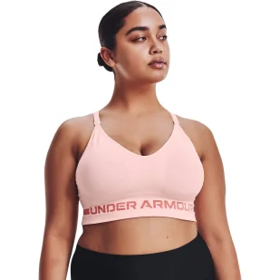 Biustonosz sportowy Under Armour Seamless Low Long Bra - Bielizna sportowa damska - miniaturka - grafika 8