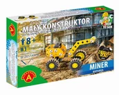Zabawki konstrukcyjne - Alexander Mały Konstruktor Miner Koparka 1558 - miniaturka - grafika 1