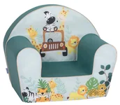 Krzesełka i taborety dla dzieci - DELSIT- Fotelik z pianki dla dzieci DT8-22024 SAFARI - miniaturka - grafika 1