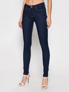 Tommy Hilfiger Jeansy Slim Fit WW0WW14742 Granatowy Skinny Fit - Spodnie damskie - miniaturka - grafika 1