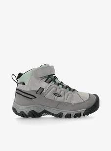 Buty dziecięce Keen Targhee IV Mid WP Kids - alloy/granite green - Buty dla chłopców - miniaturka - grafika 1