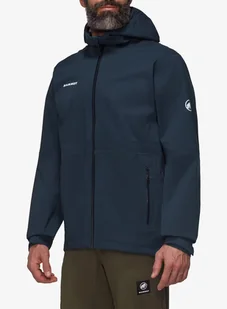 Kurtka przeciwdeszczowa Mammut Linard Guide HS Hooded Jacket - marine - Kurtki narciarskie - miniaturka - grafika 1