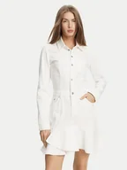 Sukienki - Karl Lagerfeld Jeans Sukienka jeansowa A2W13046 Biały Regular Fit - miniaturka - grafika 1