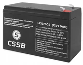 Baterie do zasilaczy awaryjnych UPS - Akumulator żelowy 12V/7.0Ah CB-16023 - miniaturka - grafika 1