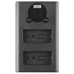 Newell Ładowarka do aparatu Ładowarka dwukanałowa DL-USB-C do akumulatorów BLN1 NL2118 - Ładowarki do aparatów dedykowane - miniaturka - grafika 1