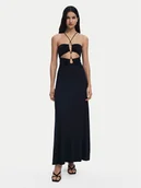 Sukienki - Desigual Sukienka letnia Montpellier 25SWVK55 Czarny Slim Fit - miniaturka - grafika 1