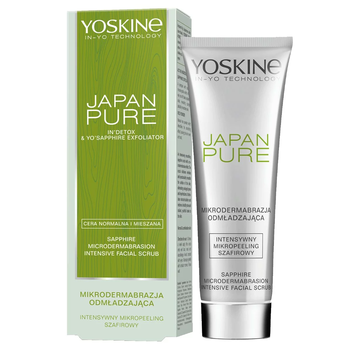 Yoskine Yoskine Japan Pure - Mikrodermabrazja Peeling szafirowy 75ml