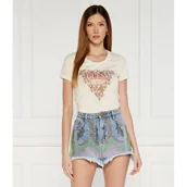 Koszulki i topy damskie - GUESS T-shirt | Slim Fit | stretch - miniaturka - grafika 1