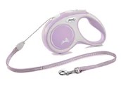 Smycze dla psów - FLEXI NEW COMFORT - smycz automatyczna dla psa, różowa S 8m LINKA [FL-3004] - miniaturka - grafika 1