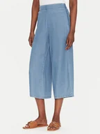 Spodnie damskie - ONLY Kuloty Charis 15337936 Niebieski Wide Leg - miniaturka - grafika 1