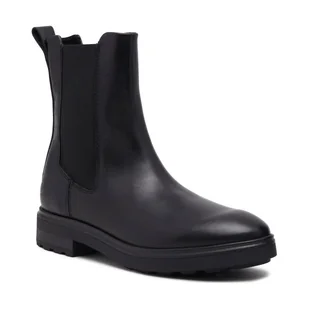 Calvin Klein Skórzane sztyblety - Botki damskie - miniaturka - grafika 1