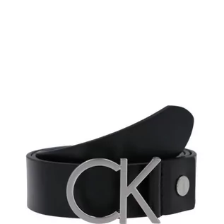 Paski - Calvin Klein Skórzany pasek Logo - grafika 1
