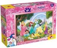 Puzzle - Puzzle dwustronne Księżniczki 24 - Lisciani - miniaturka - grafika 1