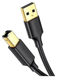 Ugreen US135 Kabel USB 2.0 A-B do drukarki, pozłacany, 3m czarny - Kable USB - miniaturka - grafika 1