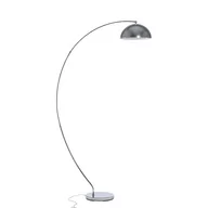 Lampy stojące - Lampa Podłogowa Metalowa Srebrna Kama! - miniaturka - grafika 1