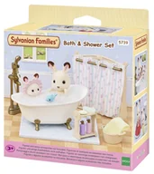 Figurki dla dzieci - Epoch, Łazienka z wanną i prysznicem Sylvanian Families 5739 - miniaturka - grafika 1